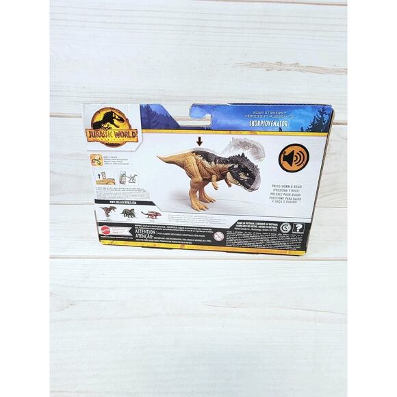 Jurassic World Skorpiovenator Dominion Roar Strikers Dinosaur New - Picture 2 of 6